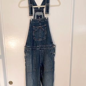 Gap full length denim overalls